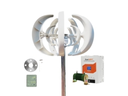 Gerador Eólico De Eixo Vertical, Carregamento Dual Mppt, Sistema Off-grid, 12v Com Dmppt