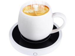 Lurelia Aquecedor De Canecas Usb Desligamento Automático Toque Aço Inoxidável Azul Para Café Chá