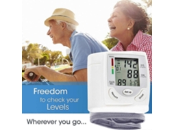 Monitor De Pressão Arterial De Pulso Automático E Preciso Com Braçadeira Grande Para Uso Doméstico.