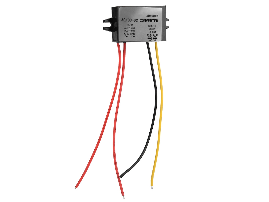 Laxiscreed Módulo Conversor De 24v Ac Para 12v Dc Para Automóveis