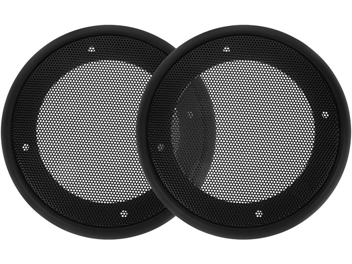 Conjunto De 2 Peças De Proteção Metálica Para Subwoofer E Alto-falantes De Carro - Preto