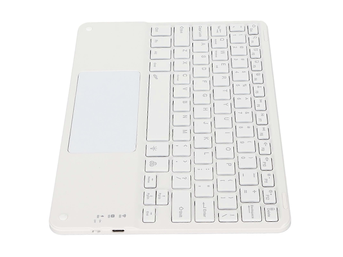 Teclado Sem Fio Touchpad Ultrafino De 10 Polegadas Com Teclas Quadradas E Retroiluminação Rgb Para Casa E Escritório. Ly Ebike