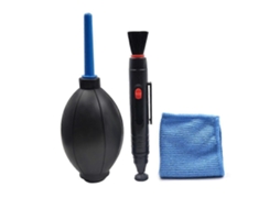 Kit de Limpeza 3 em 1 para Mini Câmeras, Teclados, Telas de Tv, Celulares e Lentes. ELECTVAULT1