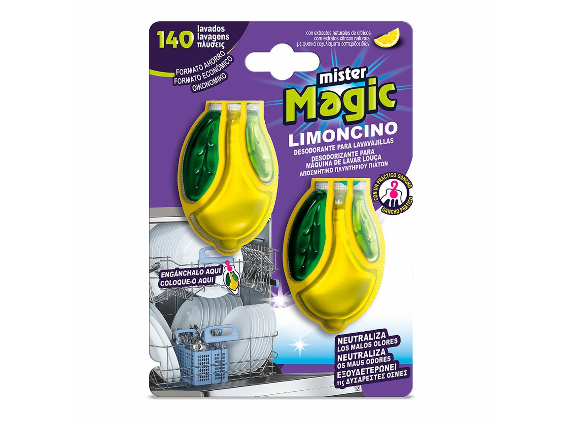 Odorizante para máquina de lavar louça Mister Magic Cítrico