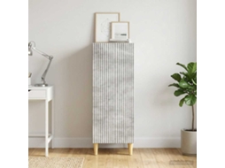 Vidaxl Buffet Cinzento Cimento 33 X 34,5 X 90 Cm Derivados De Madeira