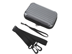 Funda Rígida Portátil De Almacenamiento Para Osmo Pocket 3 Bolsa Protectora De Pu Gris
