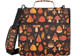 Massa de Halloween com Glitter em Formato Abóbora, Sacolas Extras, Bolsas de Ombro e de Ombro, Diversas Sacolas de 3,8cm 1,5 Polegadas