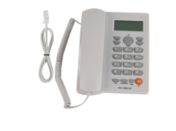 Telefone Fixo Com Identificação De Chamadas Para Casa Escritório Hotel Com Conversa Sem Mão Bege Branco