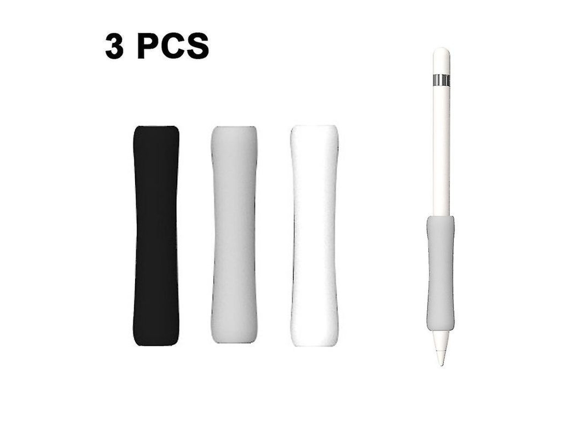 Capa de silicone ergonômico premium de 3 camadas para Apple Pencil 1/2 (2026), resistente a pólen e com fixação segura, disponível em 3 modelos.