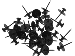 Tachinhas De Liga Zinco Preta Ipetboom Para Quadro Avisos, 30 Unidades, Multifuncionais E Leves, Para Fixar Pôsteres E