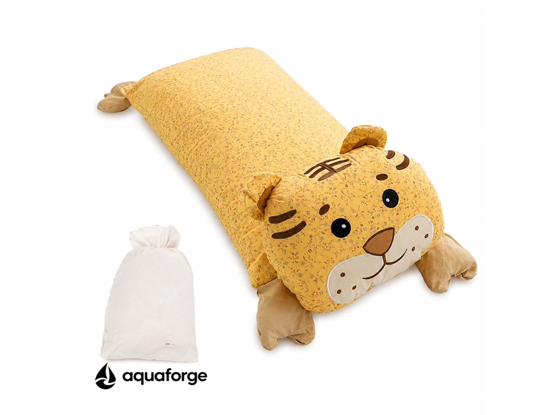 Almofada Cervical Ergonómica Algodão Respirável 30 X 58 Cm