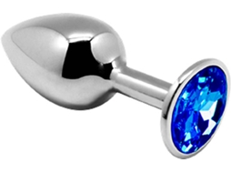 Mini Plug Anal ALIVE de Metal (Tamanho: M - Azul)