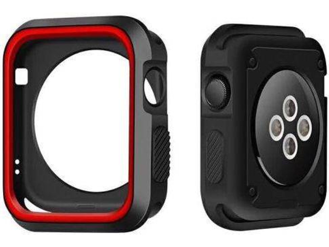 Capa Apple Watch Series 6 G4M 40mm Preto, Vermelho