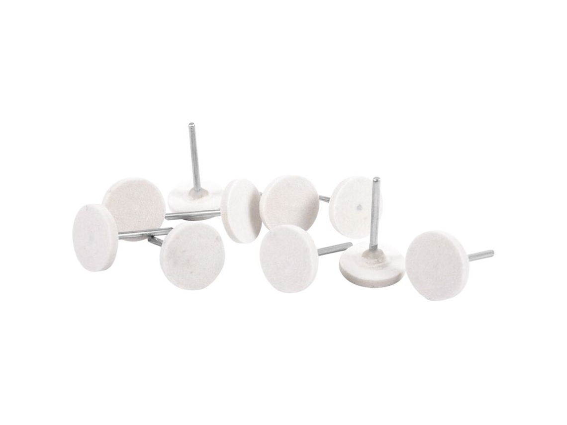 Conjunto de 10 Discos Lixa Feltro 25 Mm BRILVIBERA