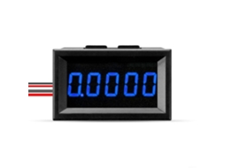 Amperímetro Digital Cc De 5 Dígitos Com Display 0 Preto (azul)