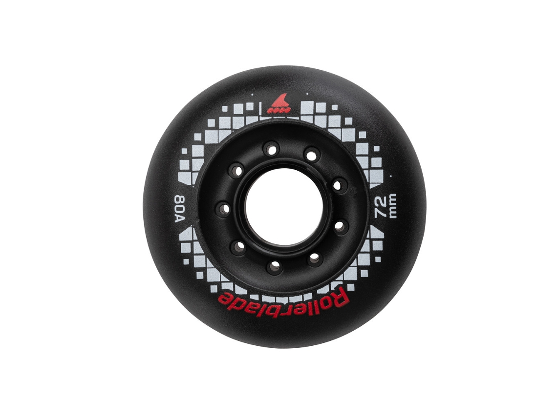 Conjunto de 4 rodas com patins ROLLERBLADE Apex 72/80A
