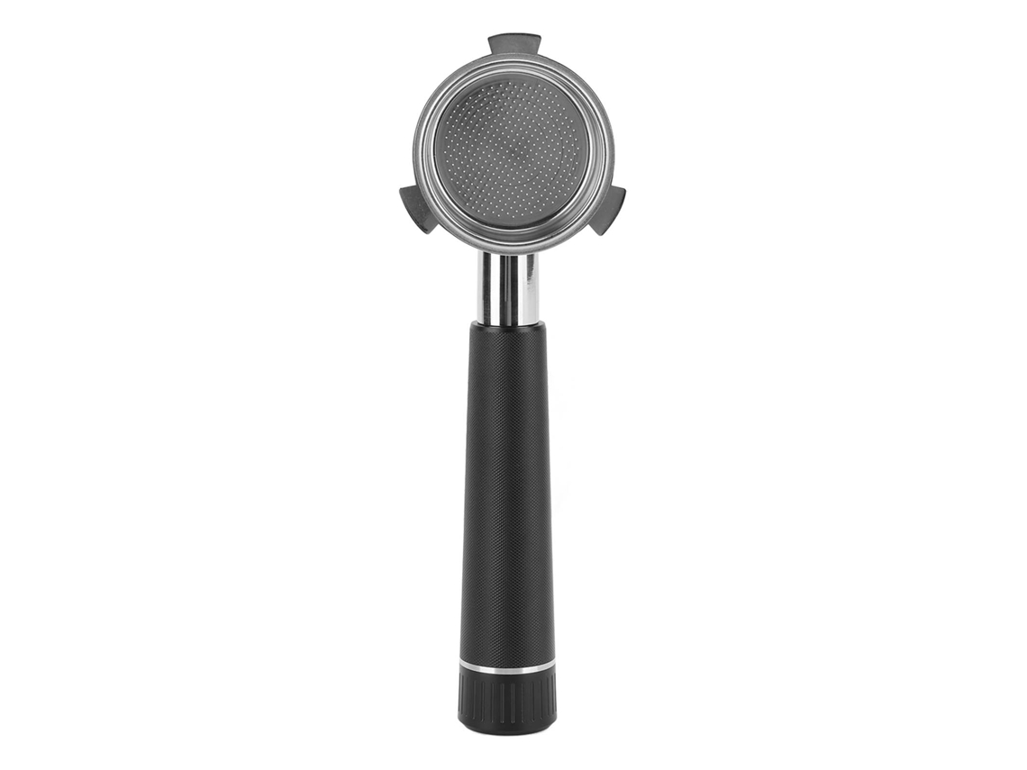 2026 Store portafilter sem fundo 51mm de aço inoxidável com 3 orelhas e mango de madeira compatível com Delonghi série 9 | S/MARCA