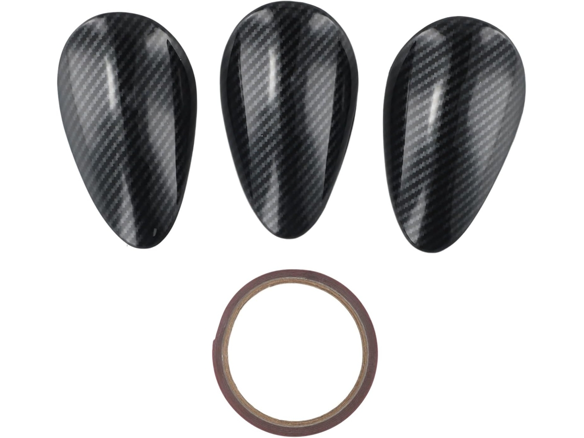 Capa Protetora Interna Em Fibra De Carbono Abs Para Painel De Carro