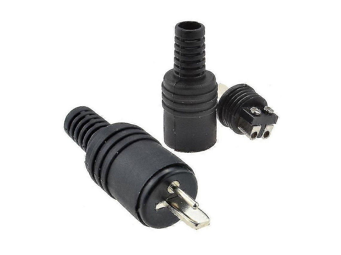 Conector De Áudio Din 2 Pinos Com Terminais De Parafuso (2 Unidades)