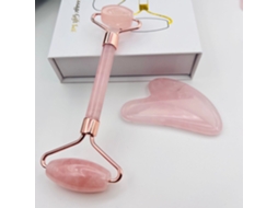 Bastão Massajador Facial E Para Os Olhos - Dois Artigos Cor-de-rosa