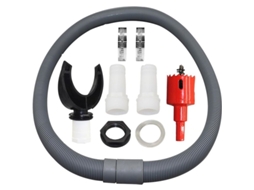 Coletor De Água Da Chuva Kit Com Acessórios Pvc Para Canos De 70-100mm Instalção Fácil