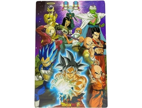 Placa Decorativa Metálica Dragon Ball FRIKIVERSO