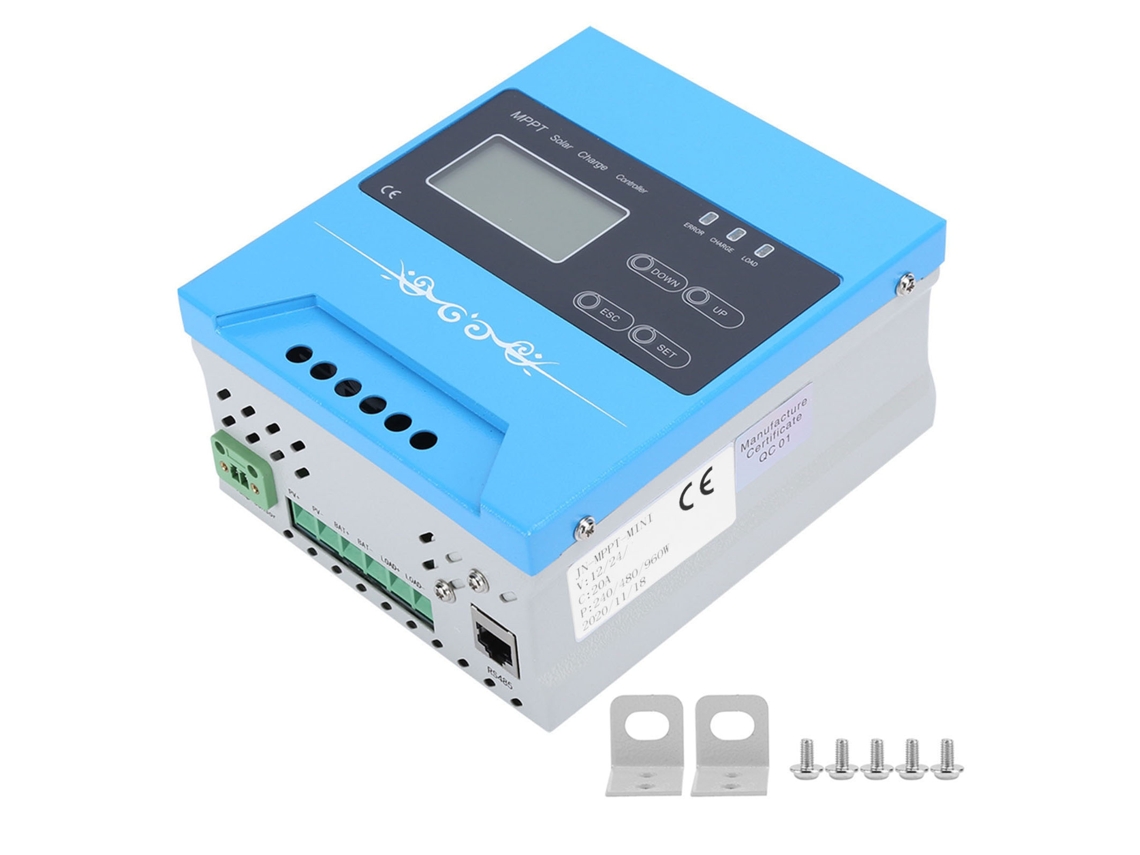 Controlador De Carga Solar Laxiscreed Com Display Lcd E Tecnologia Mppt De Alta Performance