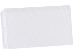 Abajur Quadrado Branco para Lâmpada E27, Feito de Tecido e Ferro, Capa Leve para Luminária de Sala de Estar Ou Quarto. SFUSHOS