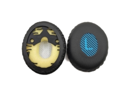 Lurelia Almofadas Auriculares Em Couro Proteico Em Malha Respirável Compatíveis Com Bose Oe Oe1 Qc3 Preto - 1 Par