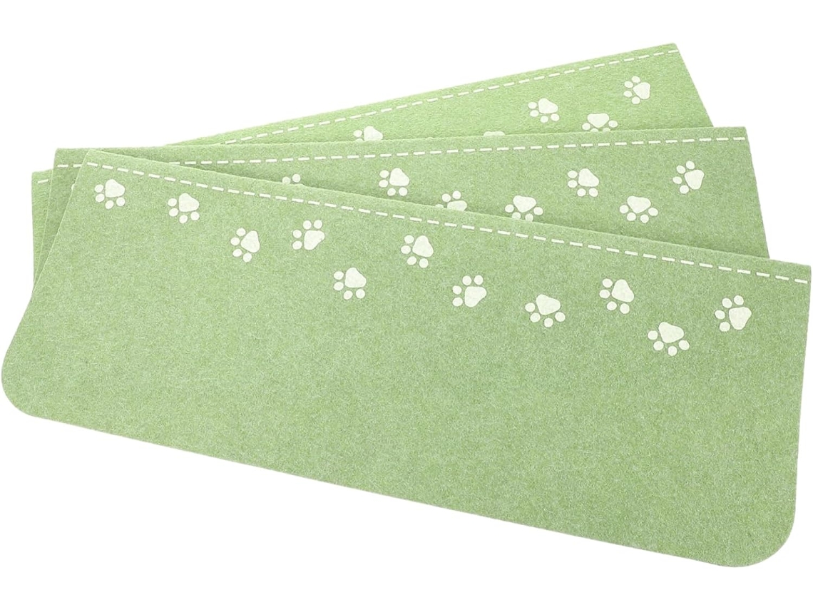 Degraus Antiderrapantes e Luminosos para Escadas, 55 Cm, Verdes, 3 Peças, Material Autoadesivo, Segurança CHABERLU
