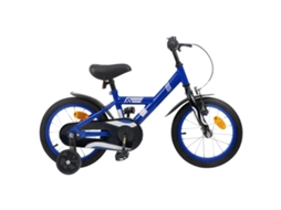 Vidaxl Bicicleta Infantil 12 Polegadas Para 2-4 Anos Azul Escuro