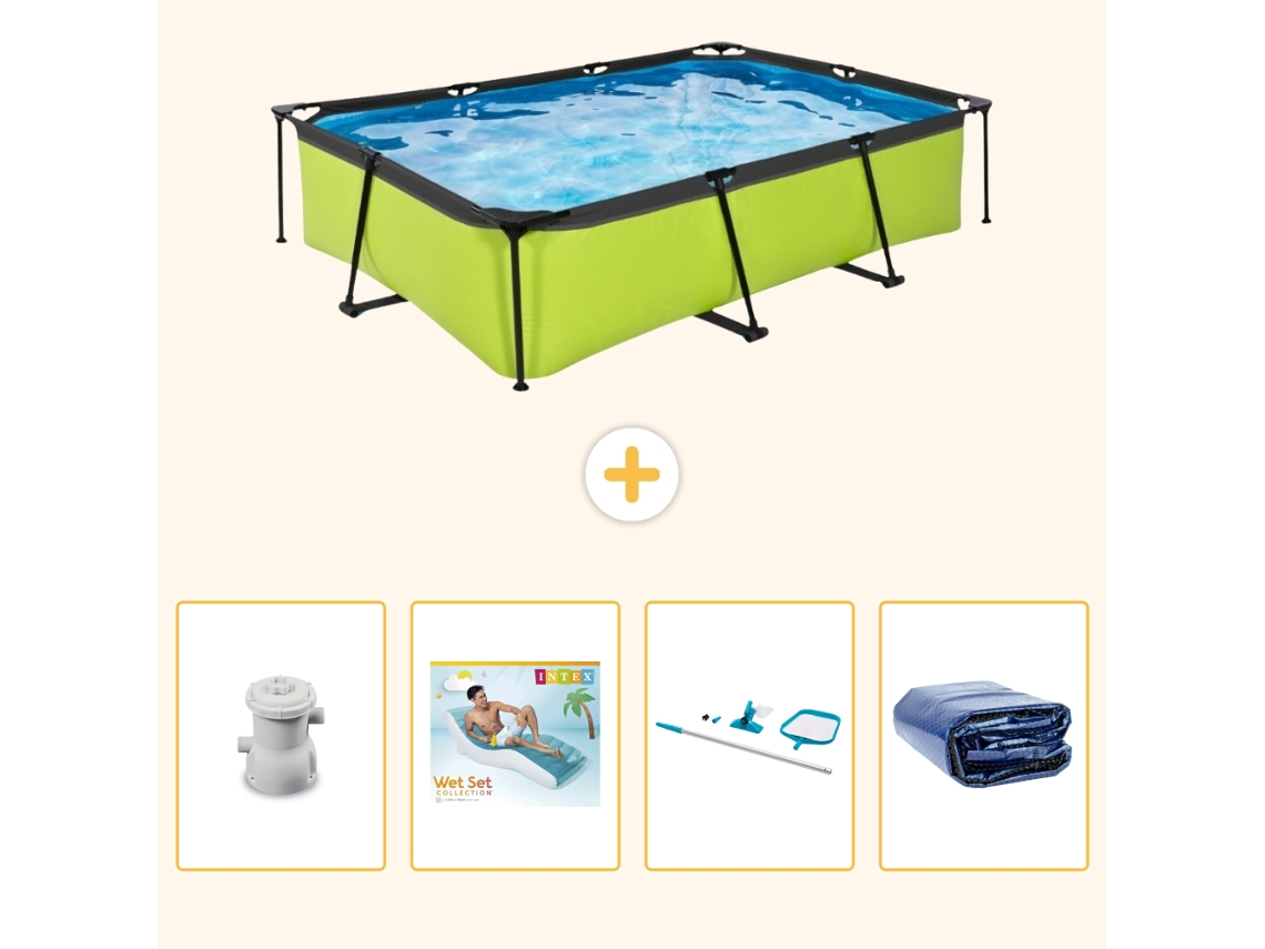 Exit-toys Piscina Exit Retangular - 300x200x65 Cm - 5-peças S270