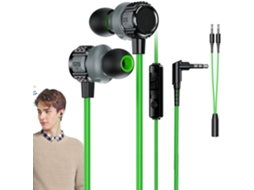 Fones De Ouvido Com Fio, Cancelamento De Ruído, Microfone Intra Auricular E Conector De 3, 5mm