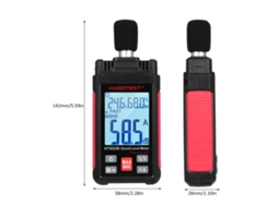 Medidor De Nível De Som Digital Habotest Ht602b 30-130db Com Temp E Umidade