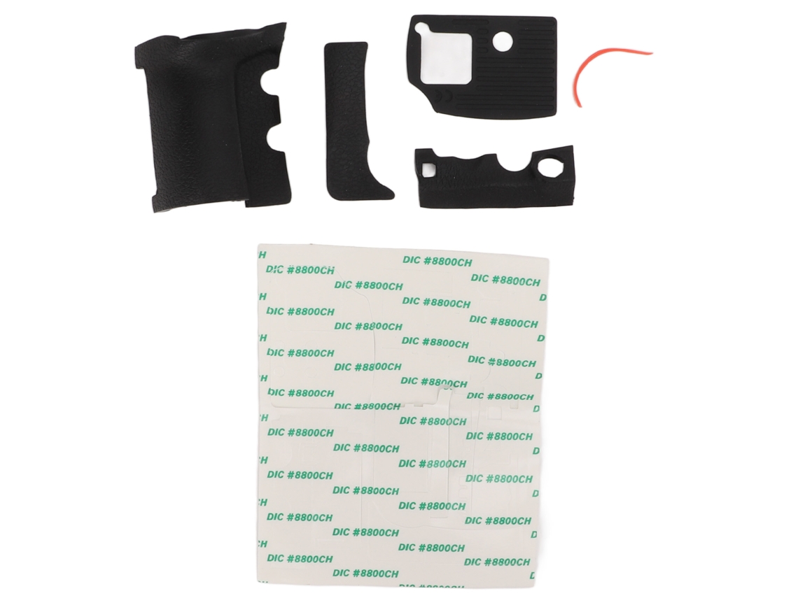 Grip Rubber Set Left Side Thumb Bottom Rubber Cover With Adhesive Repair Parts For Nikon D810 Camera LAXISCREED