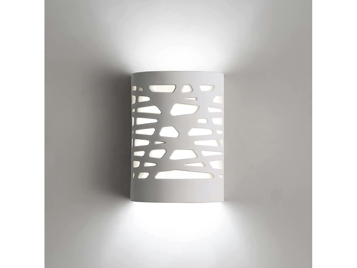 Omni lâmpada de Parede Led 7w Luz Branca Moderna Plaster Interior para Corredores Salões Dormitórios