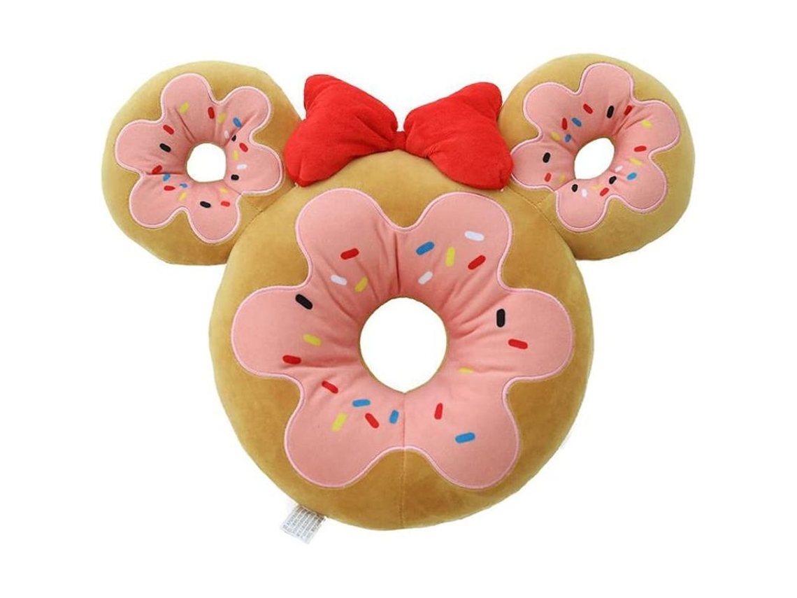 2026 travesseiro de Pelúcia Donut Morango Aromatizado Almofada de Cadeira de Escritório Estofado 40x40cm