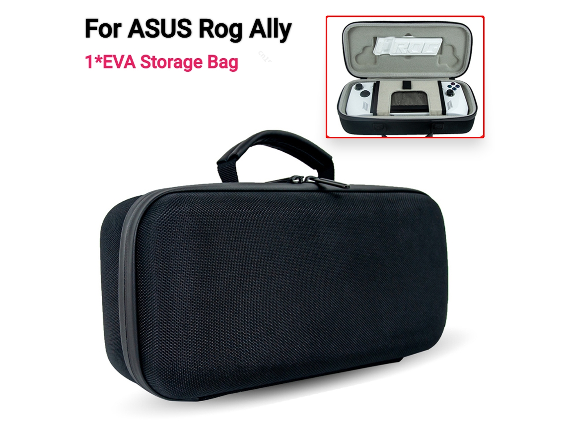 Capa Portátil para Asus Rog Ally Console Bolsas de Armazenamento Capa Protetora Rígida de Eva À Prova de Choque para Asus Rog Ally Case BRILVIBERA
