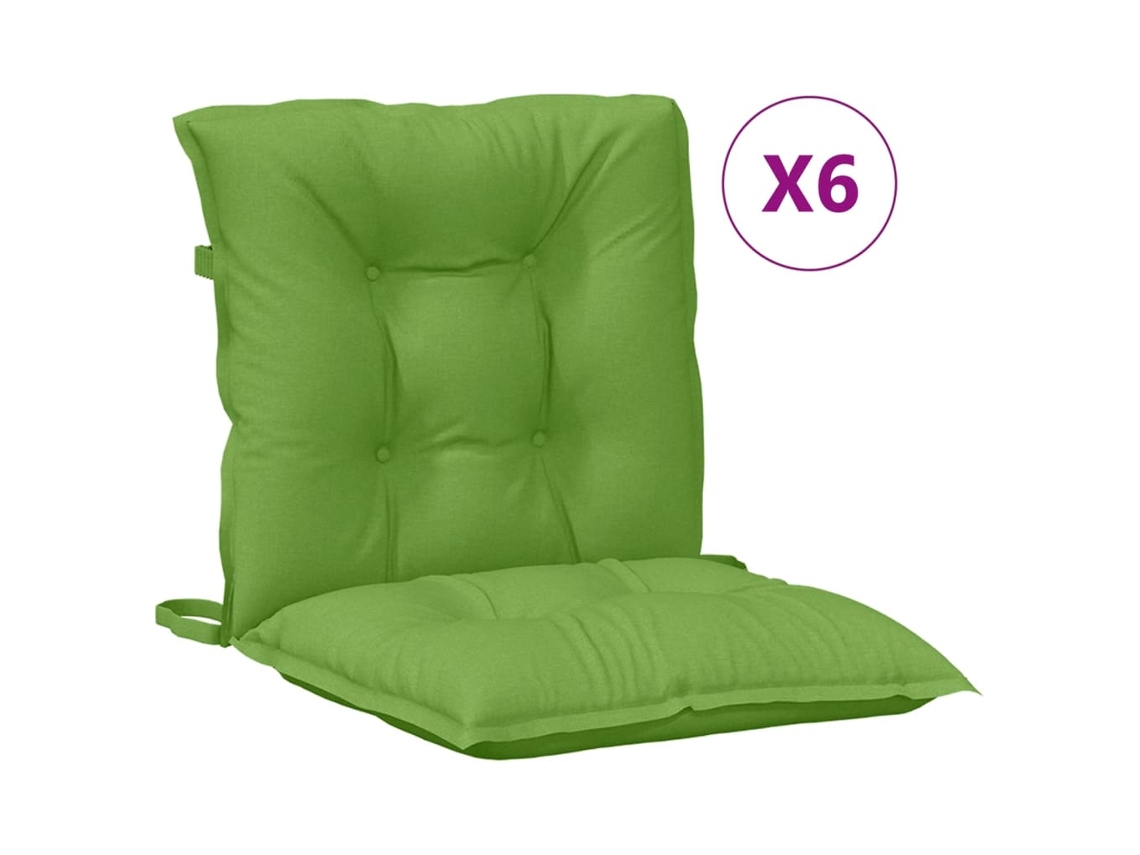 Lowback Chair Cushion, Lowback Chair Cushions Vidaxl Verde Tecido (100 X 50 X 7 Cm)