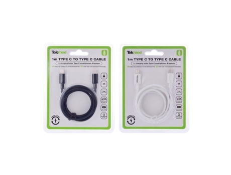 Cabo Tipo-C para Tipo-C Carregamento Rápido TEKMEE 1M 3A