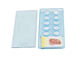 10 Peças Adornos De Cristal Dental 2mm Para Dientes Joyería Decoración Branca Com Caixa