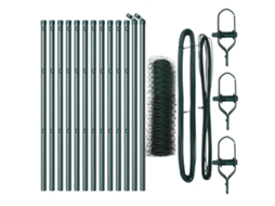 Conjunto 1 Cerca Para Jardim Vidaxl Verde Aço (25 X 0,8 M)