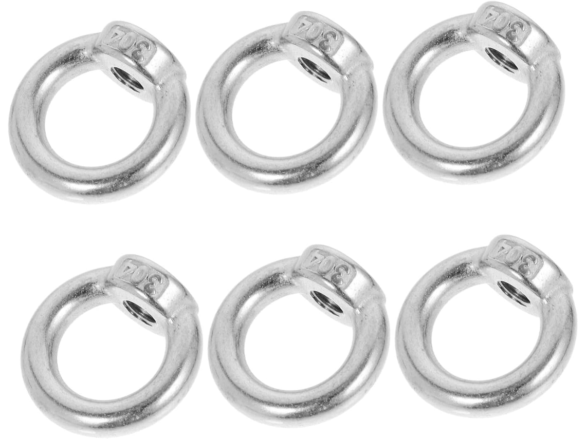 Conjunto Conjunto De 6 Anéis Elevação Aço