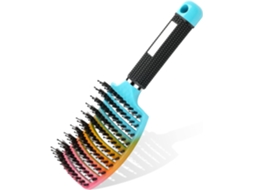 Cepillo e espátula de pelo de javali multicolorido ZYBLSSBB