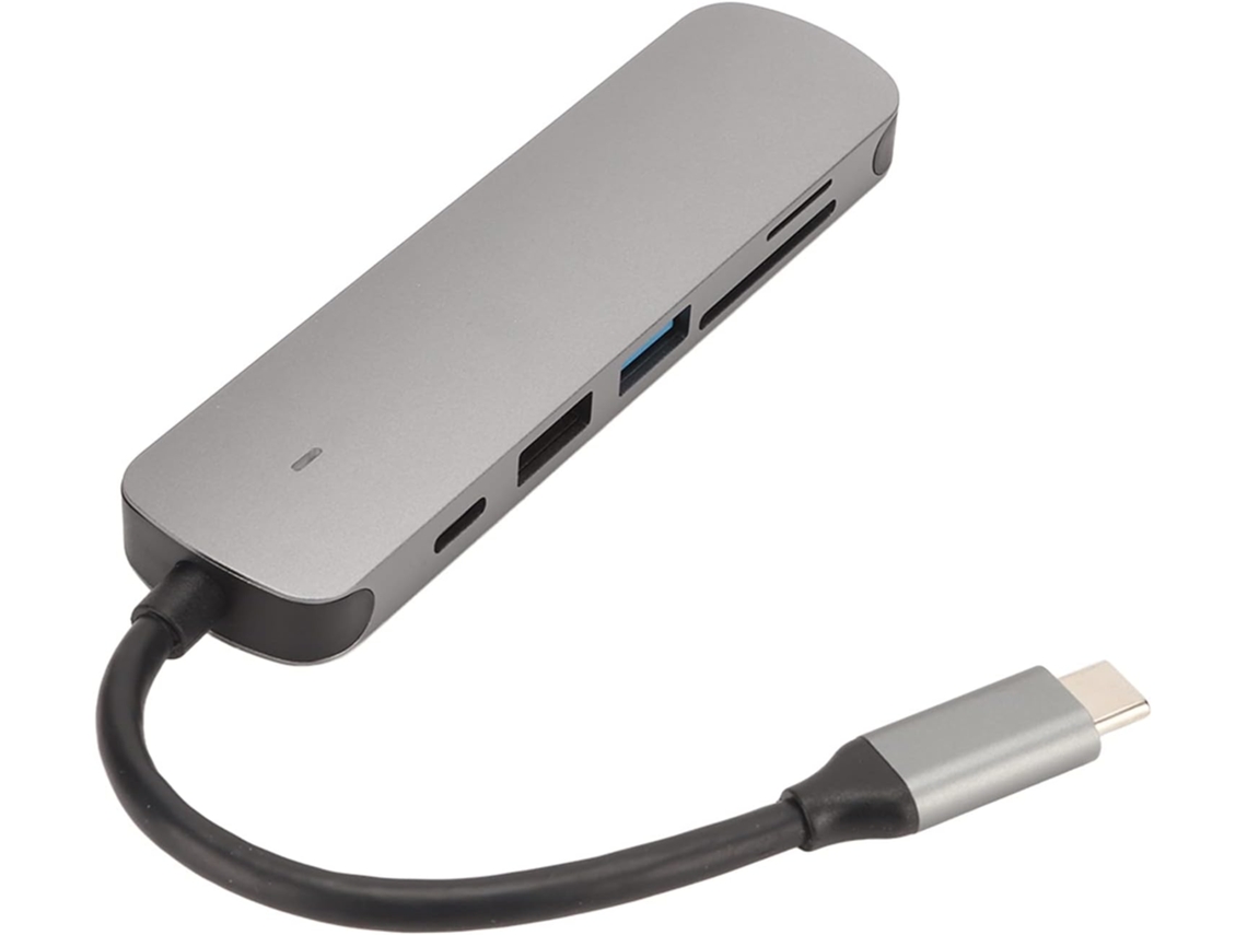 Estação De Acoplamento Usb-c 6 Em 1 Com Carregamento Usb 3.0 Pd 4k /