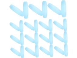 Conjunto De 40 Pulseiras Festa Masculinas Em Gelatina Na Cor Azul Celeste