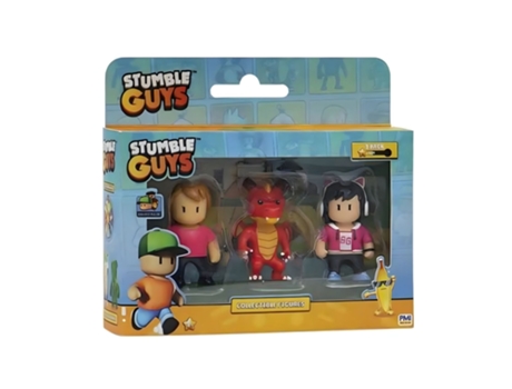 Conjunto 3 Figuras Stumble Guys Pmi (pack 5)