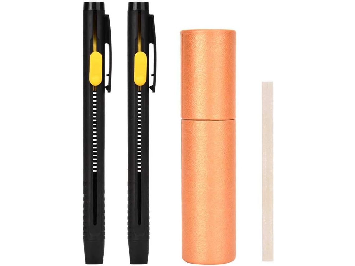 Canetas Marcadoras Para Couro E Tecido Com Tinta Invisível, Estojo De