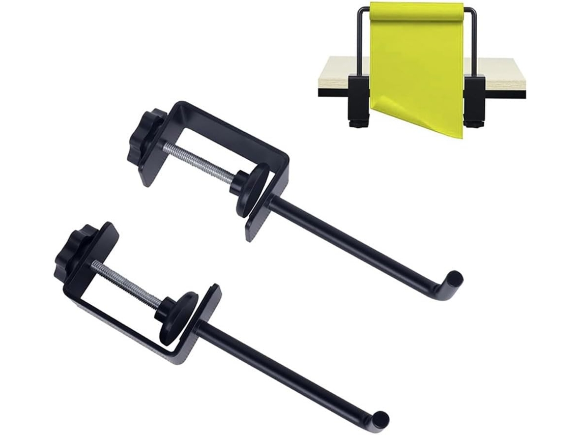 Suporte De Metal Para Rolo Papel Artesanal, Para Uso Em Mesa, Dispensador Ajustável Com Almofadas Antiderrapantes, Ideal