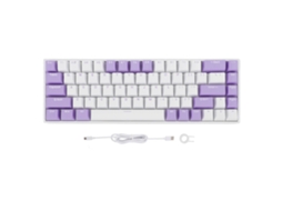 Aetheria teclado Mecânico 68 Teclas 60% Switch Azul Hot Swap Rgb Usb C com Fio Compatível Win Harmonyos